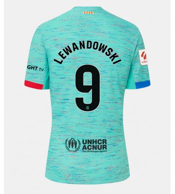 Barcelona Robert Lewandowski #9 Tercera Equipación Mujer 2023-24 Manga Corta